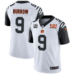 Men's Cincinnati Bengals 55th 1968 - 2022 Anniversary Patch Player Vapor Limited Jersey - All Stitched