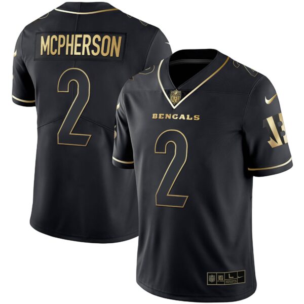 Women's Cincinnati Bengals White Gold & Black Gold Jersey - All Stitched - Image 11