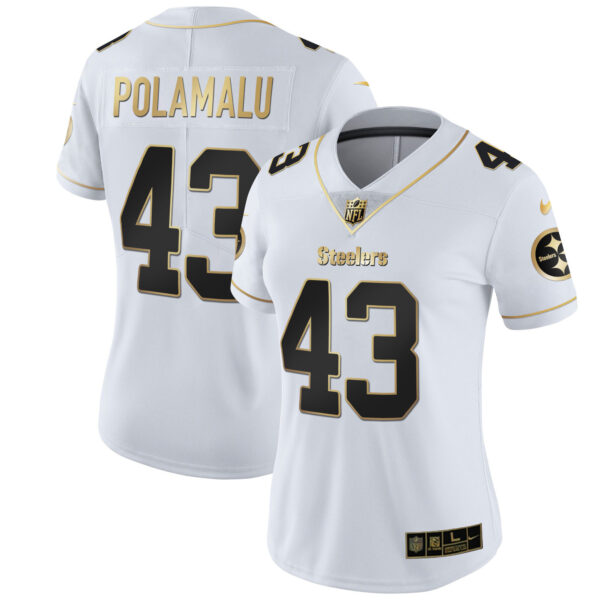 Women's Steelers White Gold & Black Gold - All Stitched - Image 16