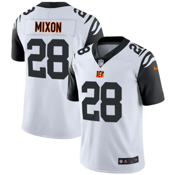Men's Cincinnati Bengals White Gold & Black Gold Jersey - All Stitched - Image 23