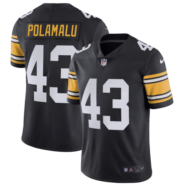 Men's Steelers Alternate Vapor Untouchable Limited - Black - All Stitched - Image 7