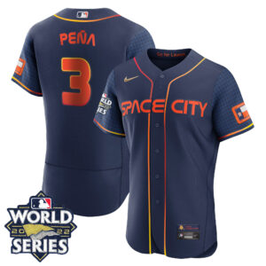 Men's Houston Astros Space City 2022 World Series Jersey – All Stitched