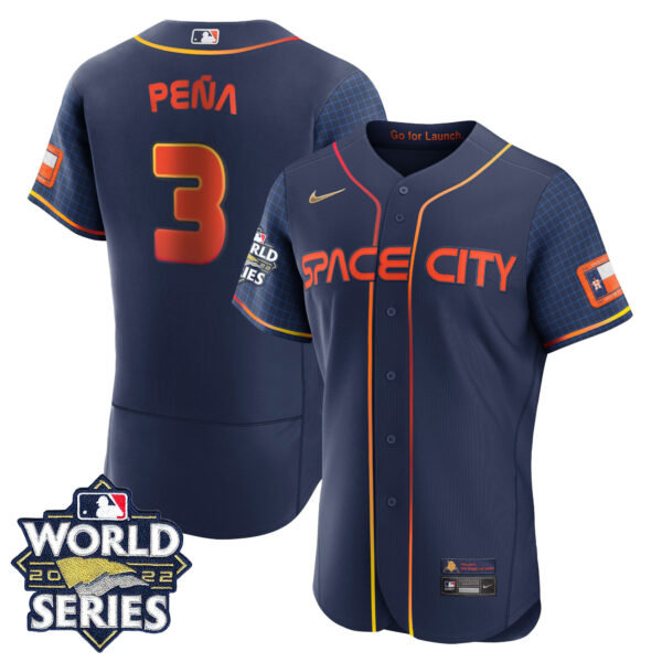 Men's Houston Astros Space City 2022 World Series Jersey – All Stitched