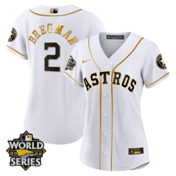 Women's Houston Astros 2022 World Series Player Jersey - All Stitched - Image 8