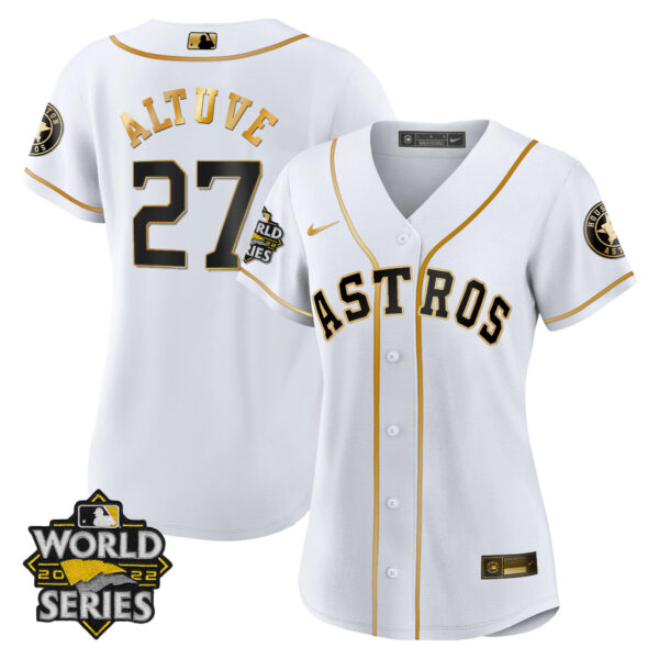 Women's Houston Astros 2022 World Series Player Jersey - All Stitched - Image 9