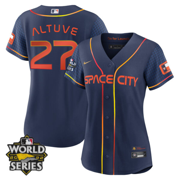 Women's Houston Astros 2022 World Series Player Jersey - All Stitched - Image 45