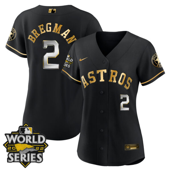 Women's Houston Astros 2022 World Series Player Jersey - All Stitched - Image 2