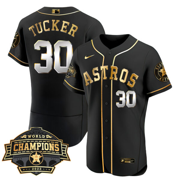 Women's Houston Astros 2022 World Series Champions Patch Limited Jersey - All Stitched - Image 13