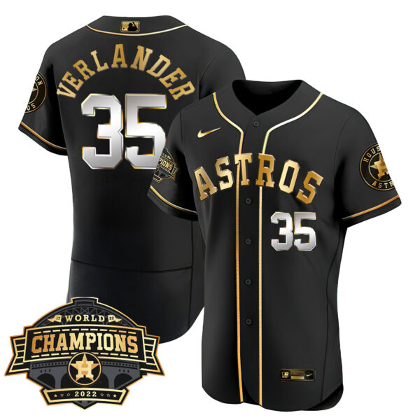 Women's Houston Astros 2022 World Series Champions Patch Limited Jersey - All Stitched - Image 12