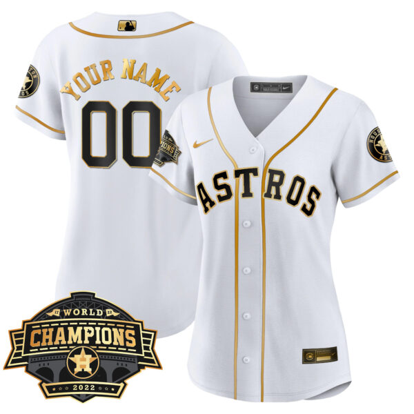 Houston Astros 2022 Champions Limited Custom Name And Number Jersey - All Stitched - Image 6