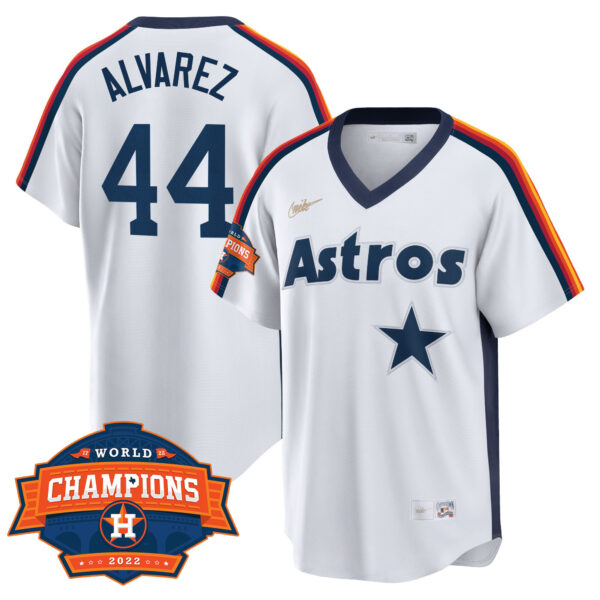 Houston Astros Home Cooperstown 2022 Champions Limited Player Jersey - All Stitched - Image 4