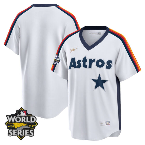 Houston Astros Home Cooperstown 2022 World Series Player Jersey - All Stitched - Image 7