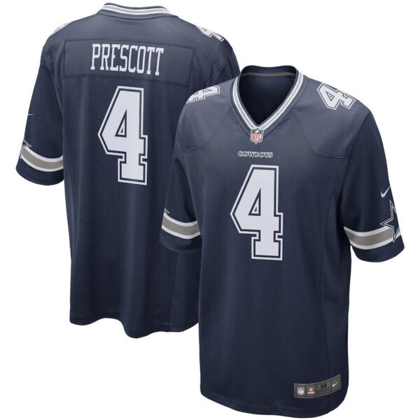 Dak Prescott Cowboys Game Jersey - All Stitched - Image 5
