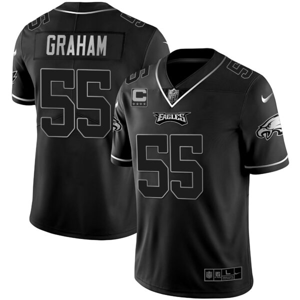 Men's Eagles Black Silver Limited - All Stitched - Image 4