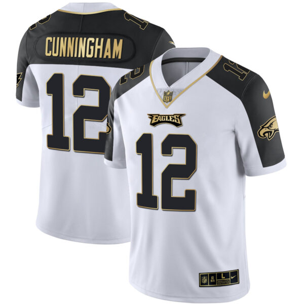 Men's Eagles Alternate Vapor Black Gold Limited - All Stitched - Image 11
