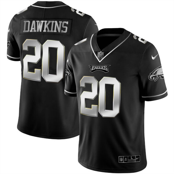Men's Eagles Black Silver Limited - All Stitched - Image 5