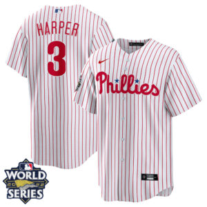 Youth's Philadelphia Phillies 2022 World Series Home Player Jersey - All Stitched