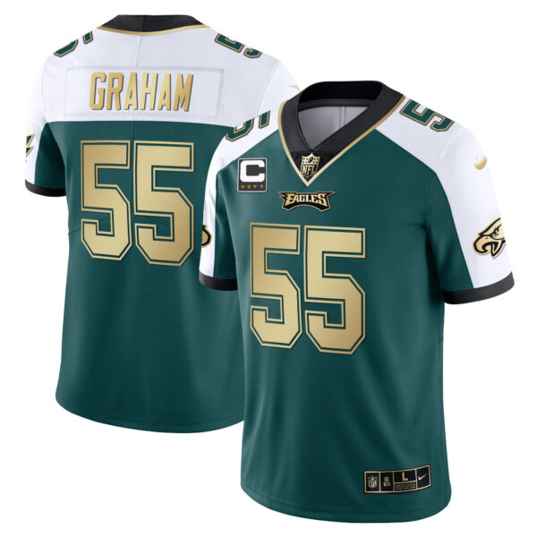 Youth's Eagles Gold & Split Vapor - All Stitched - Image 44
