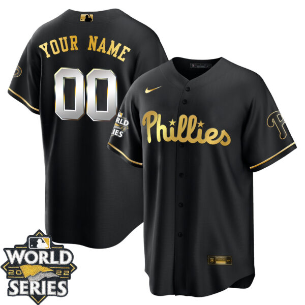 Philadelphia Phillies 2022 World Series Custom Jersey - All Stitched - Image 2