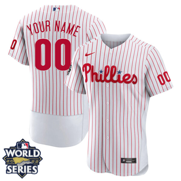 Philadelphia Phillies 2022 World Series Custom Jersey - All Stitched - Image 5