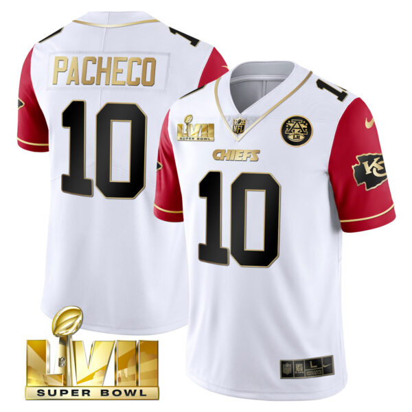 Youth's Chiefs Super Bowl Vapor Gold Jersey - All Stitched - Image 54