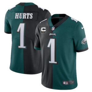 Eagles Split Black Green Vapor Limited - All Stitched