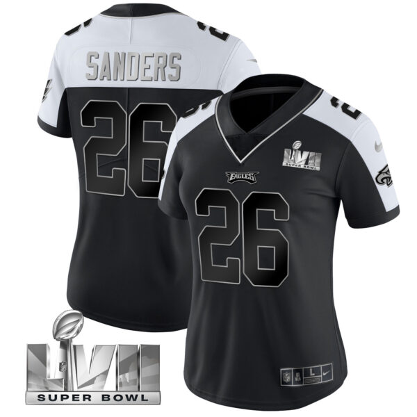 Women's Eagles Super Bowl LVII Alternate Jersey - All Stitched - Image 9