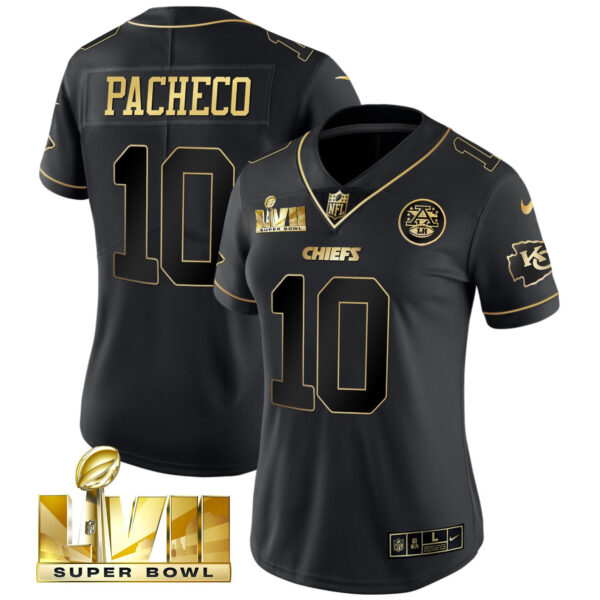 Women's Chiefs Super Bowl Vapor Gold Jersey - All Stitched - Image 14