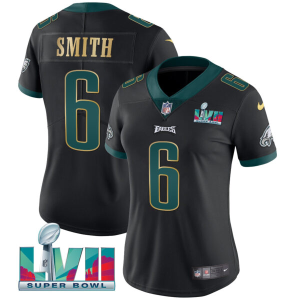 Women's Eagles Super Bowl LVII Gold Trim Jersey - All Stitched - Image 11