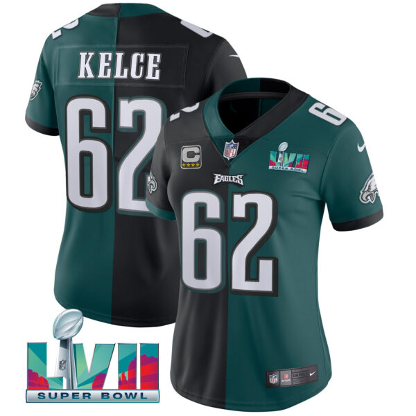 Women's Eagles Super Bowl LVII Split Jersey - All Stitched - Image 7