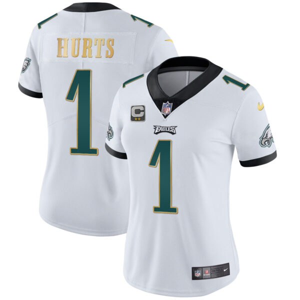 Women's Eagles Gold Trim Vapor Player Jersey - All Stitched - Image 19