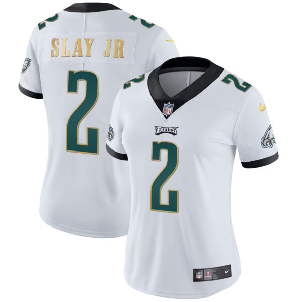 Women's Eagles Gold Trim Vapor Player Jersey - All Stitched - Image 26