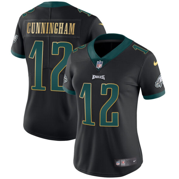 Women's Eagles Gold Trim Vapor Player Jersey - All Stitched - Image 12