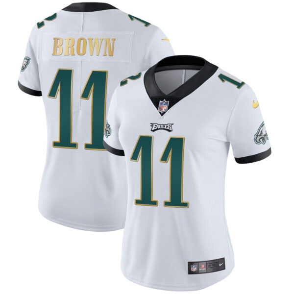 Women's Eagles Gold Trim Vapor Player Jersey - All Stitched - Image 24