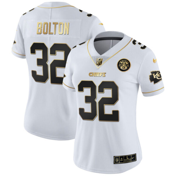 Women's Chiefs White Gold & Black Gold - All Stitched - Image 11