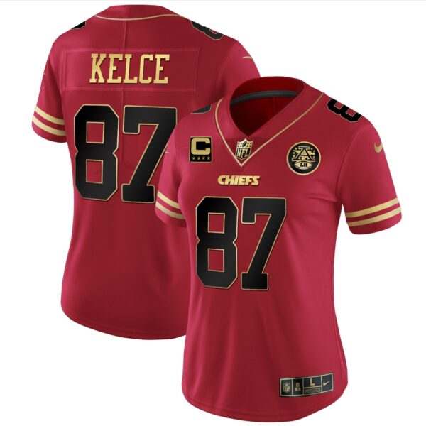 Women's Chiefs White Gold & Black Gold - All Stitched - Image 34