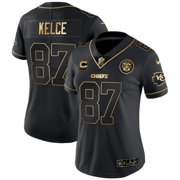 Women's Chiefs White Gold & Black Gold - All Stitched - Image 18