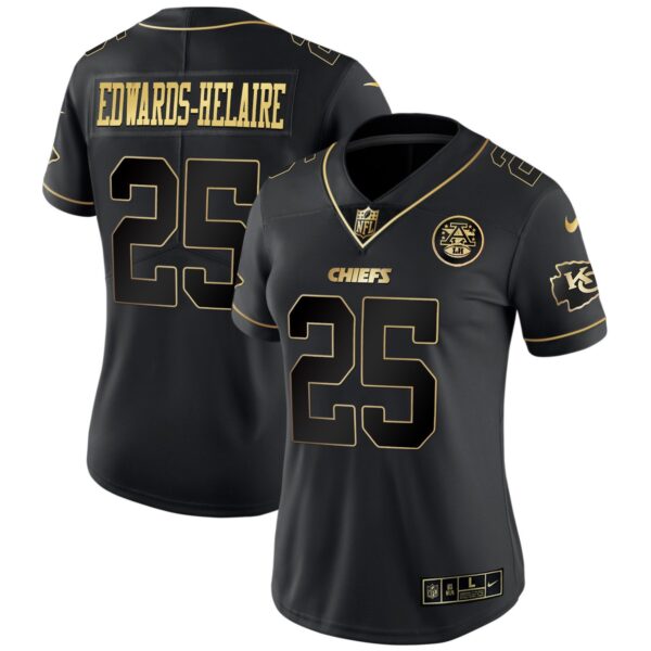 Women's Chiefs White Gold & Black Gold - All Stitched - Image 23