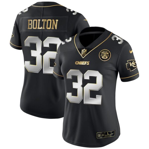 Women's Chiefs White Gold & Black Gold - All Stitched - Image 3