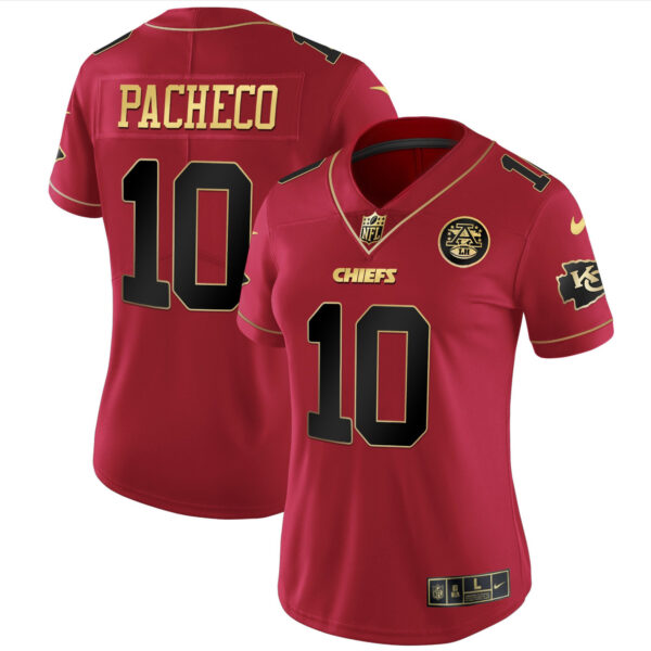 Women's Chiefs White Gold & Black Gold - All Stitched - Image 46