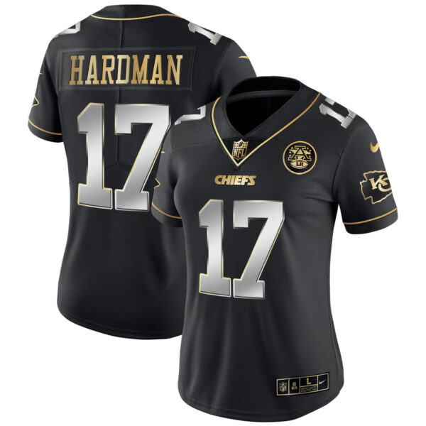 Women's Chiefs White Gold & Black Gold - All Stitched - Image 4