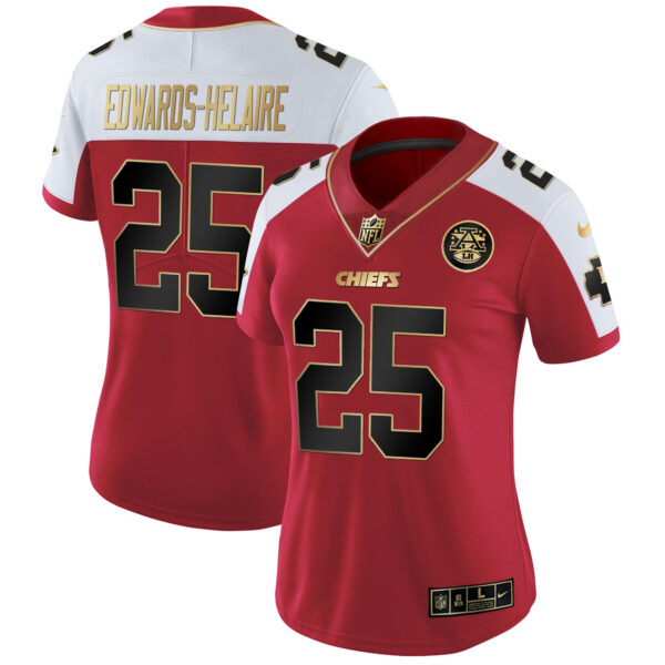 Women's Chiefs White Gold & Black Gold - All Stitched - Image 55