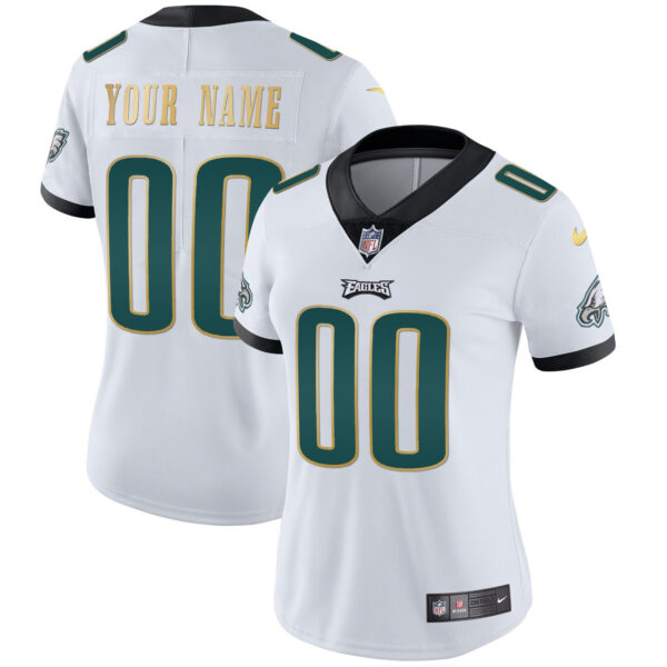 Eagles Gold & Split Custom Name and Number - All Stitched - Image 28