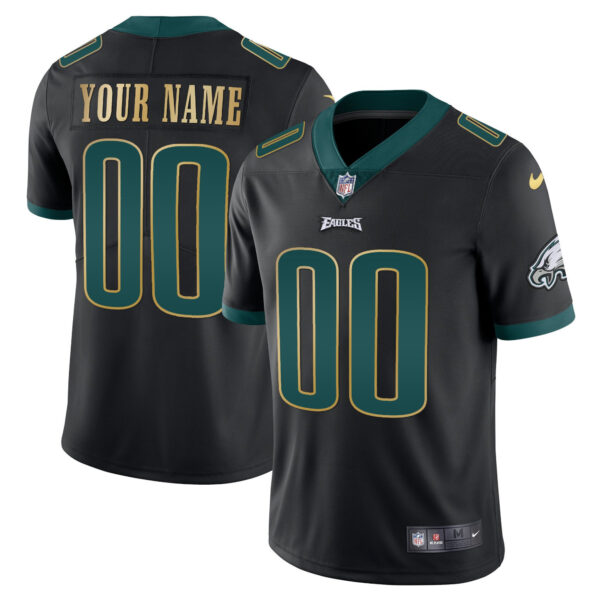 Eagles Gold & Split Custom Name and Number - All Stitched - Image 9