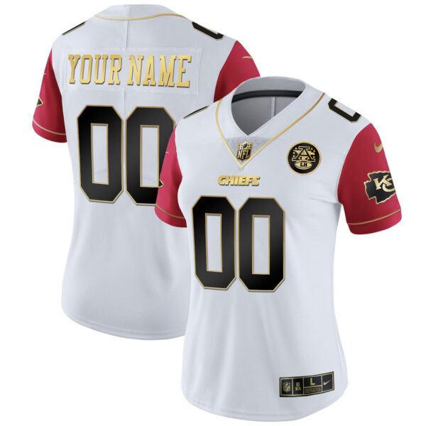 Chiefs Custom Name & Number Jersey - All Stitched - Image 17
