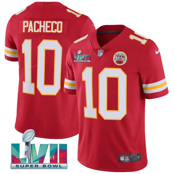 Men's Chiefs Super Bowl LVII Red Gold Vapor Jersey - All Stitched - Image 46