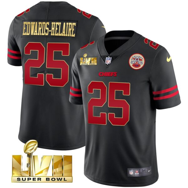 Men's Chiefs Super Bowl LVII Red Gold Vapor Jersey - All Stitched - Image 31