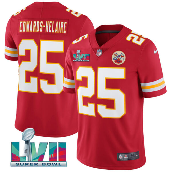 Youth's Chiefs Super Bowl LVII Vapor Player Jersey - All Stitched - Image 7