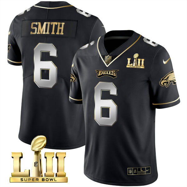 Eagles Super Bowl LII Patch Vapor Jersey - All Stitched - Image 29