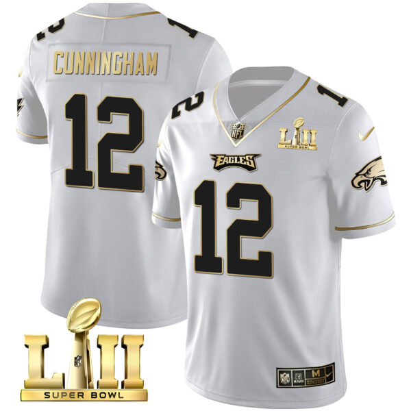 Eagles Super Bowl LII Patch Vapor Jersey - All Stitched - Image 22